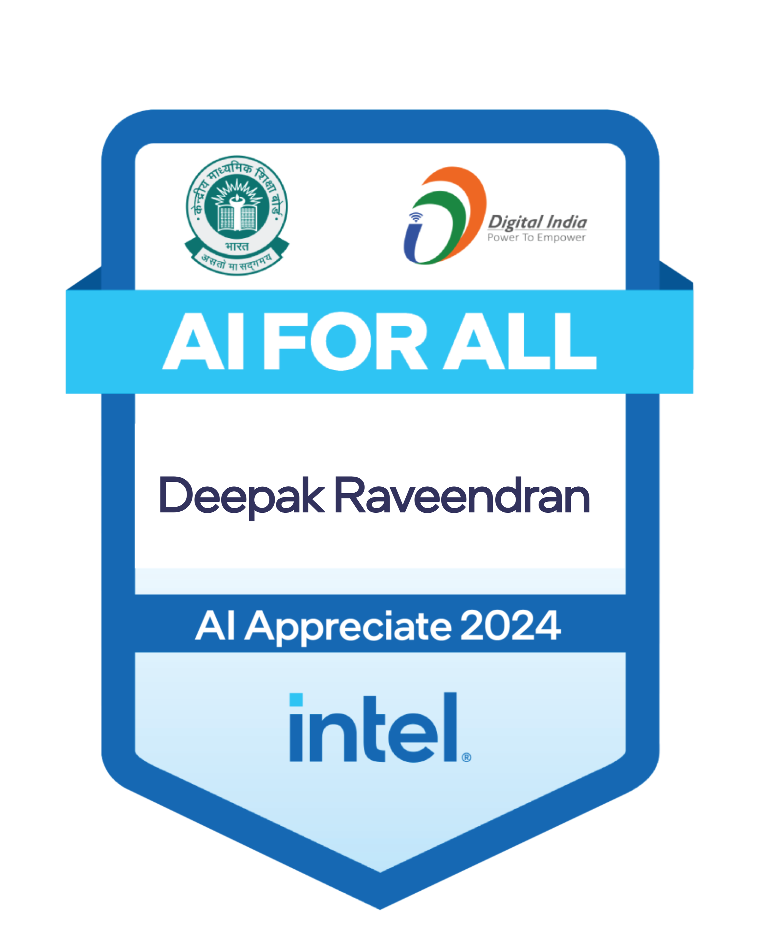 AI APPRECIATE BADGE